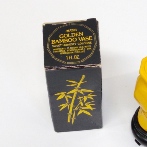 Avon Golden Bamboo Sweet Honesty Cologne 1970s Used Partial Content Vintage - Picture 3 of 10